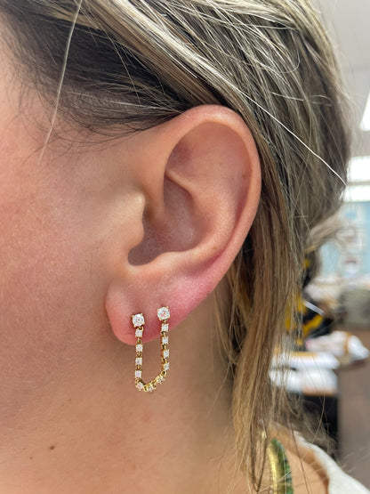 The Nikki Diamond Ear Chain