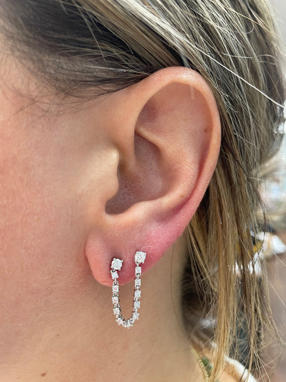 The Nikki Diamond Ear Chain