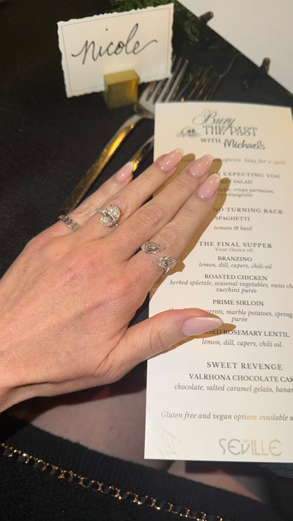 Diamond Baguette Pinky Ring