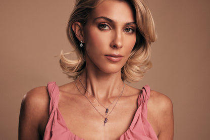Petite Ruby and Diamond Cardinal Pendant