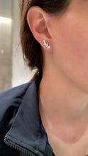 Load image into Gallery viewer, Pear Shape Diamond Ear Climbers - Two