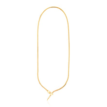 Load image into Gallery viewer, Bolo Style Gold Snake Necklace