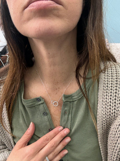 Diamond Forever Circle Necklace