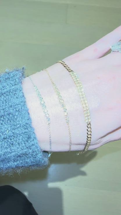 Graduated Diamond Link Bracelet - Video
