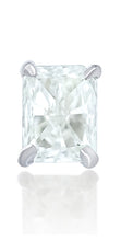 Load image into Gallery viewer, Single Radiant Cut Diamond Stud Earring