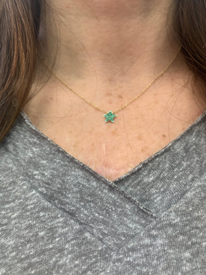 Petite Tsavorite "Vibrant" Star Pendant