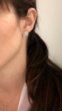 Load image into Gallery viewer, Diamond Rose Earrings 4