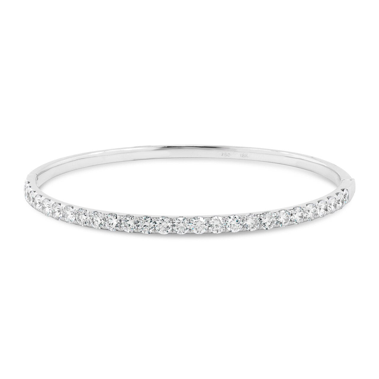 Halfway Diamond Bangle