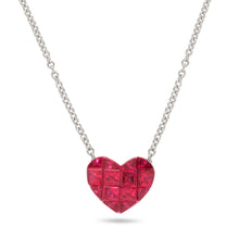Load image into Gallery viewer, Ruby Heart Pendant