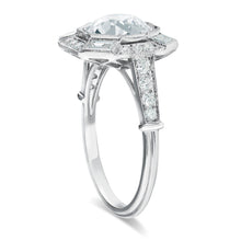 Load image into Gallery viewer, Platinum Old Mine Cut Diamond Ring