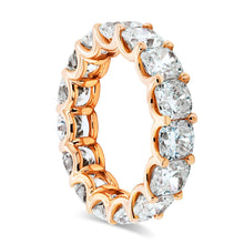 Load image into Gallery viewer, Rose Gold Cushion Cut Eternity Band