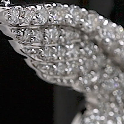 Large Diamond Hummingbird Pendant - Video