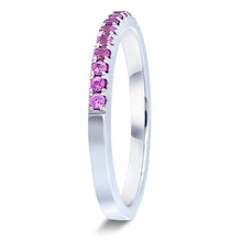 Load image into Gallery viewer, Halfway Pink Sapphire Band 2