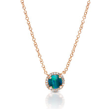 Load image into Gallery viewer, Diamond Opal Pendant