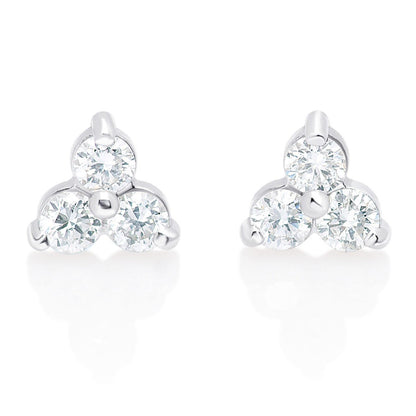 Triple Diamond Cluster Studs