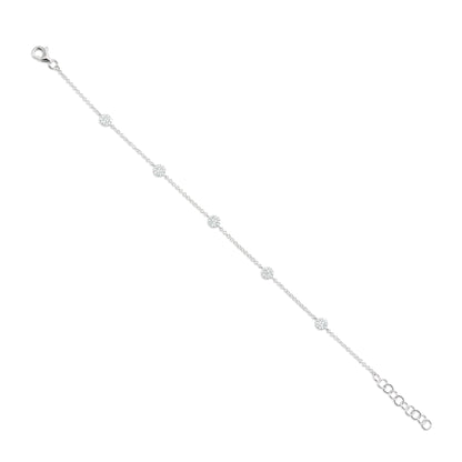 Dainty Circle Diamond Bracelet
