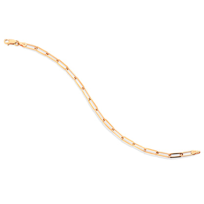 Flat Oval Link Bracelet