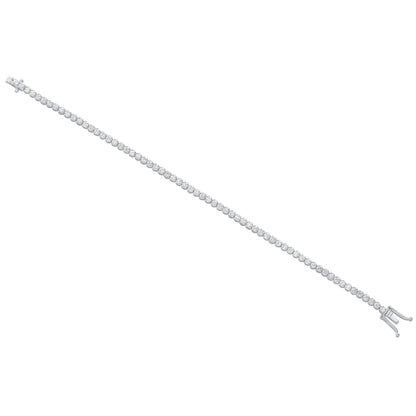 Dainty 2 Carat Diamond Tennis Bracelet