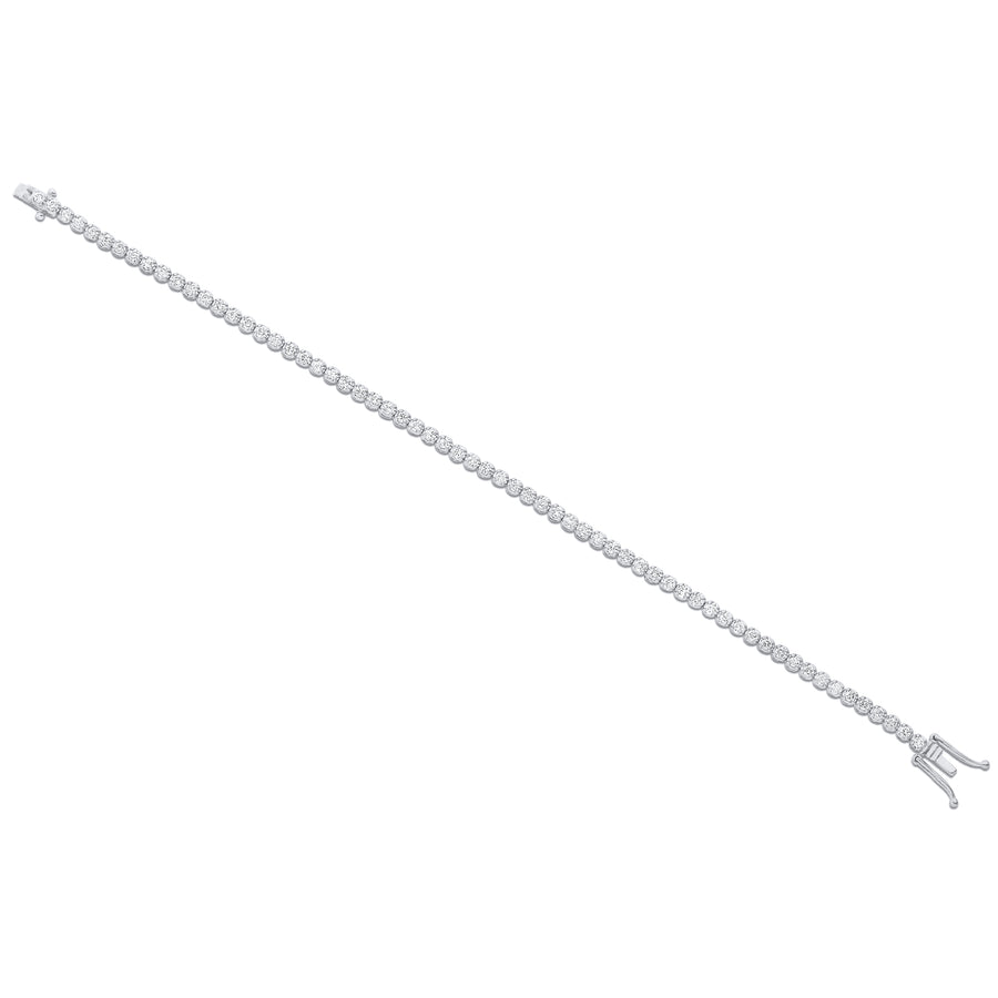 Dainty 3 Diamond Tennis Bracelet