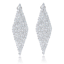 Load image into Gallery viewer, Diamond Shape Hanging Earrings