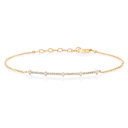 Diamond Bar Bracelet