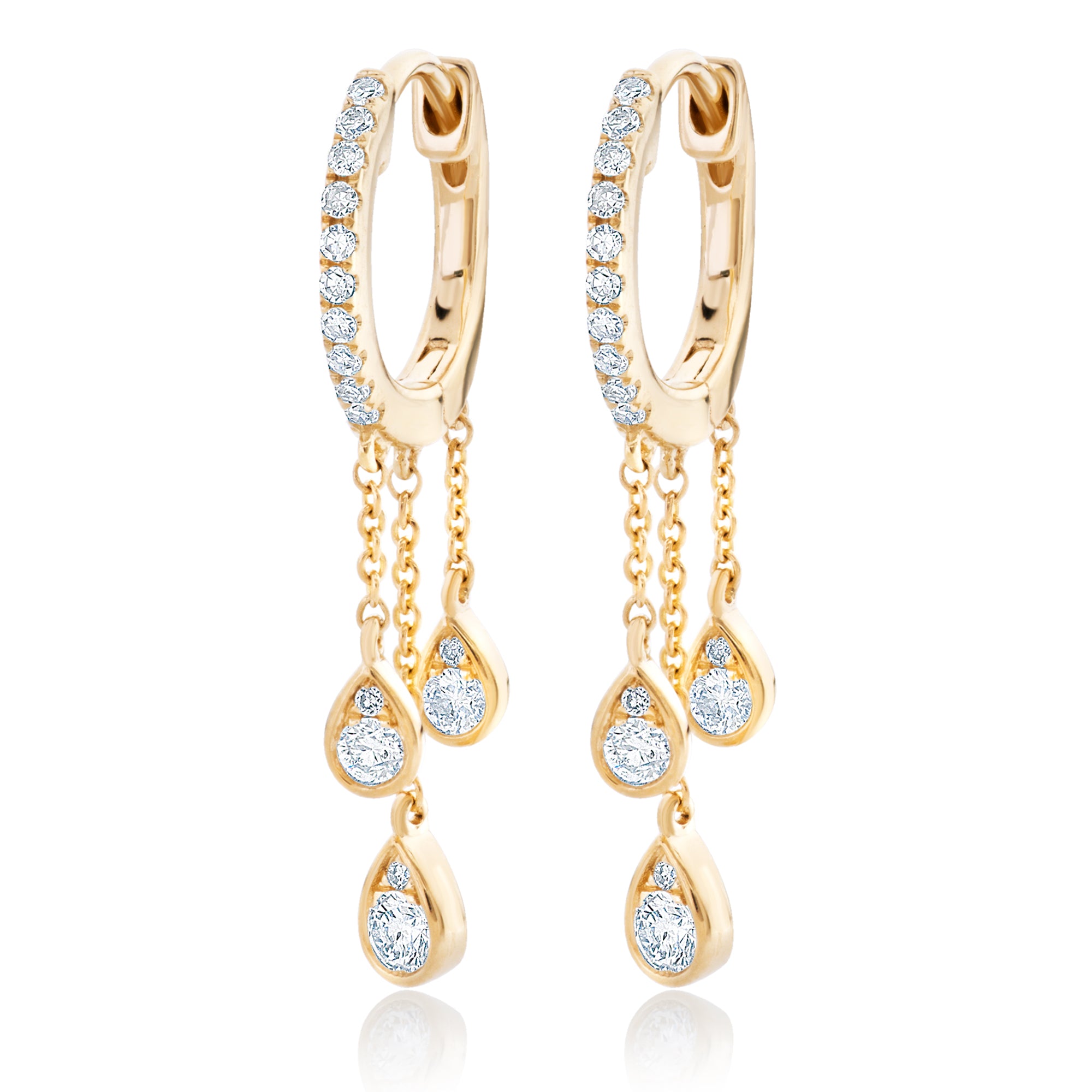 Insignia Double Drop Earrings by Nicole Michelle