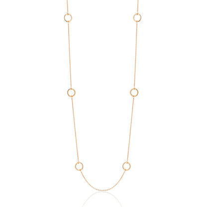 Gold Open Circle Chain