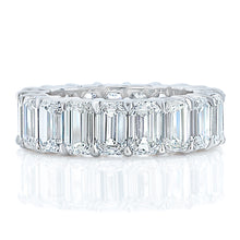 Load image into Gallery viewer, Emerald Cut Diamond Eternity Band