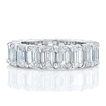 Load image into Gallery viewer, Emerald Cut Diamond Eternity Band