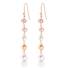 Load image into Gallery viewer, Multi Color Pearl Earrings