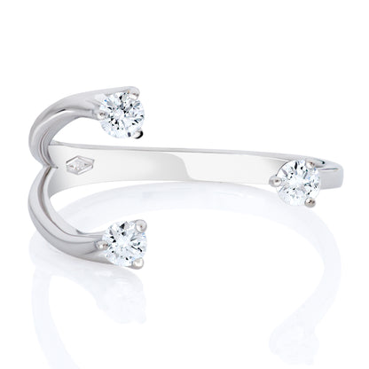 Small Diamond Orbit Ring