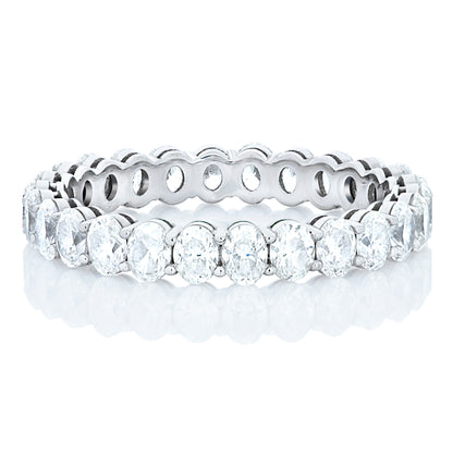 Petite Diamond Oval Eternity Band