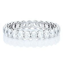 Load image into Gallery viewer, Petite Diamond Oval Eternity Band