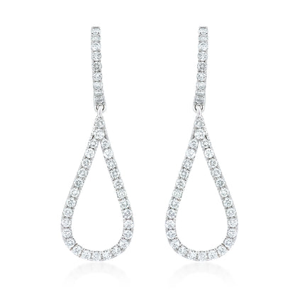 Diamond Raindrop Earrings