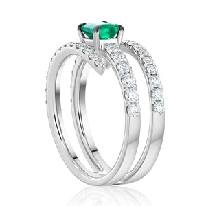 Bezel Set Emerald Cut Diamond Bracelet 2