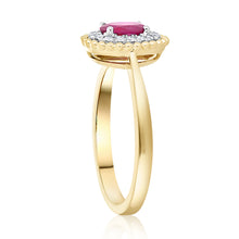 Load image into Gallery viewer, Rose Bud Diamond Ring 2