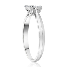 Load image into Gallery viewer, Small Cluster Of Love Diamond Heart Ring - Two