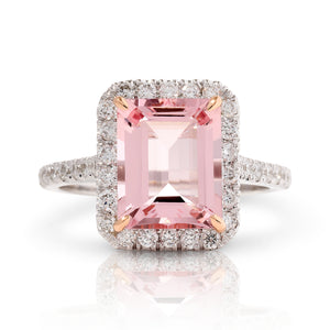 Emerald Cut Nikki Pink Sapphire Band – Nicole Rose Fine Jewelry
