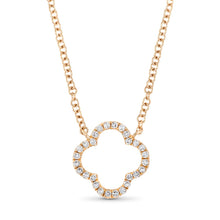 Load image into Gallery viewer, Clover Diamond Necklace