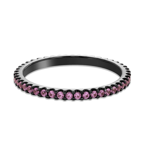 Pink Sapphire Band