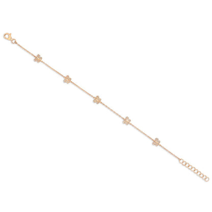 5 Diamond Butterfly Bracelet