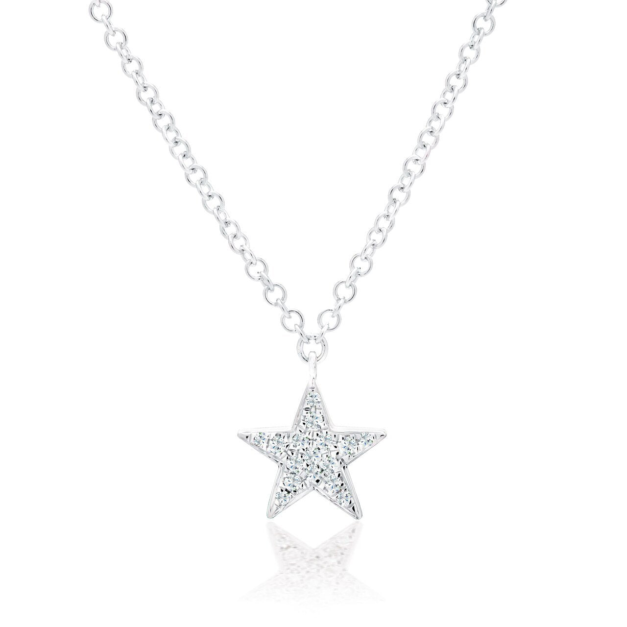 Diamond and Gold Star Pendant