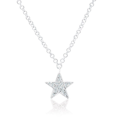 Diamond and Gold Star Pendant