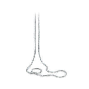 Long Diamond Straight Line Necklace