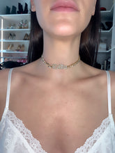 Load image into Gallery viewer, Gothic Diamond Letter Choker 5