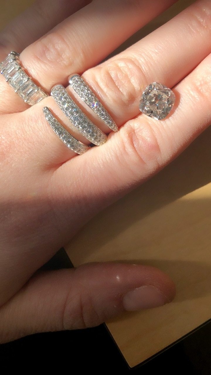 Diamond Snake Ring