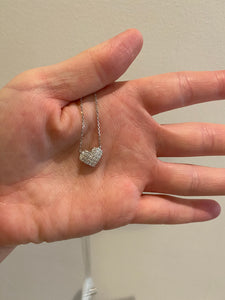 Diamond Illusion Heart Necklace 2