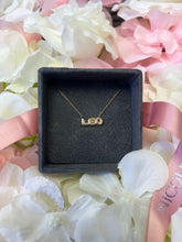 Load image into Gallery viewer, Baby Bubble Name Necklace - Leo