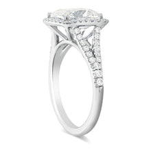 Load image into Gallery viewer, Cushion Cut Split Shank Diamond Engagement Ring - Two
