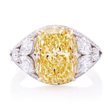 Load image into Gallery viewer, Fancy Yellow Diamond Ring